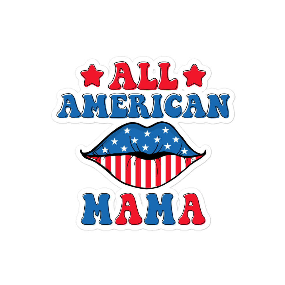 All American Mama sticker