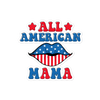 All American Mama sticker