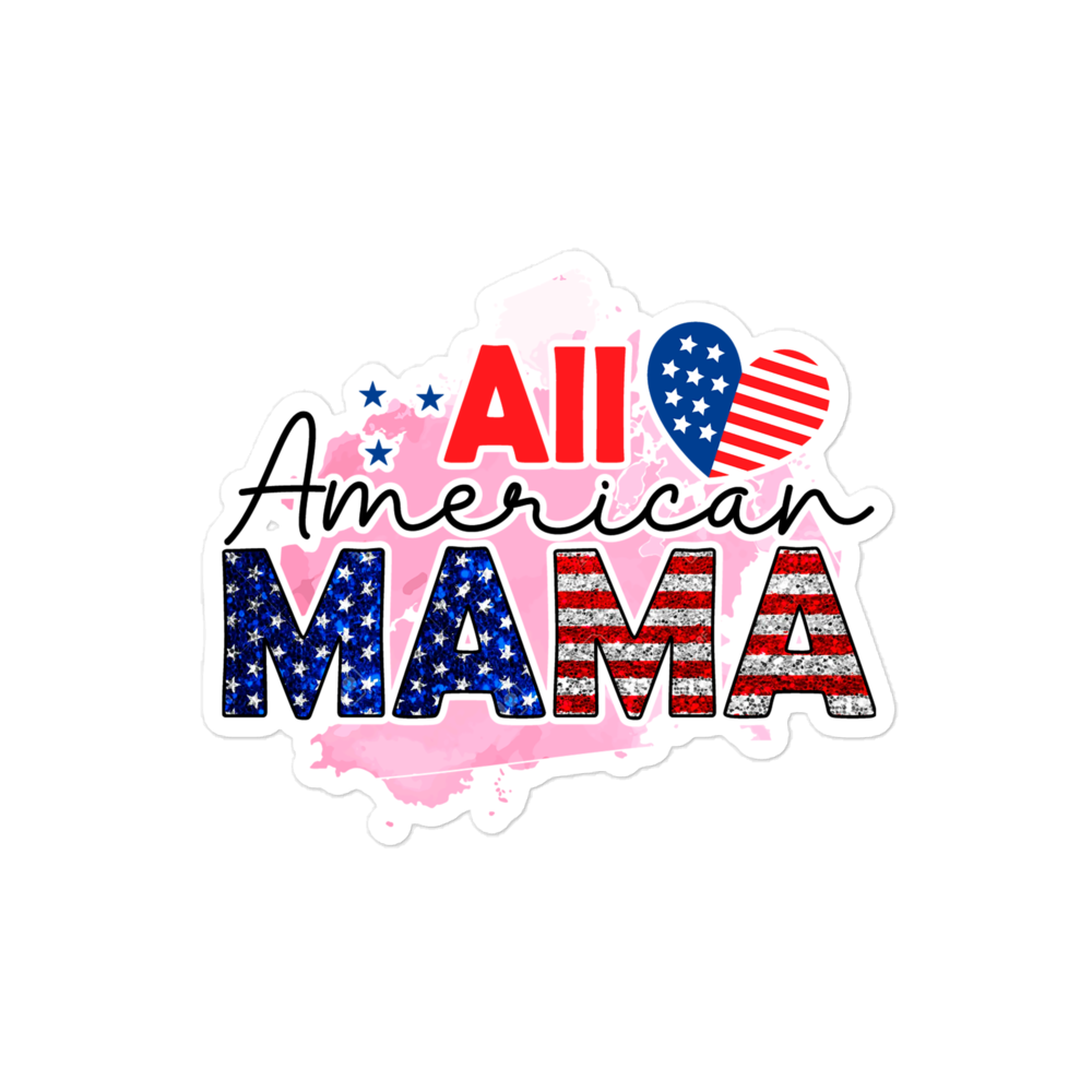 All American Mama sticker