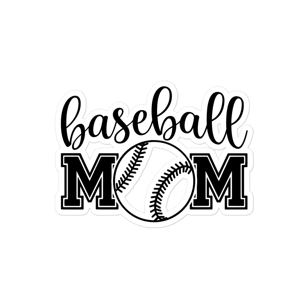 Baseball Mom sticker