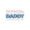 American  Daddy Bubble-free stickers