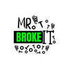 Mr Broke It Bubble-free stickers