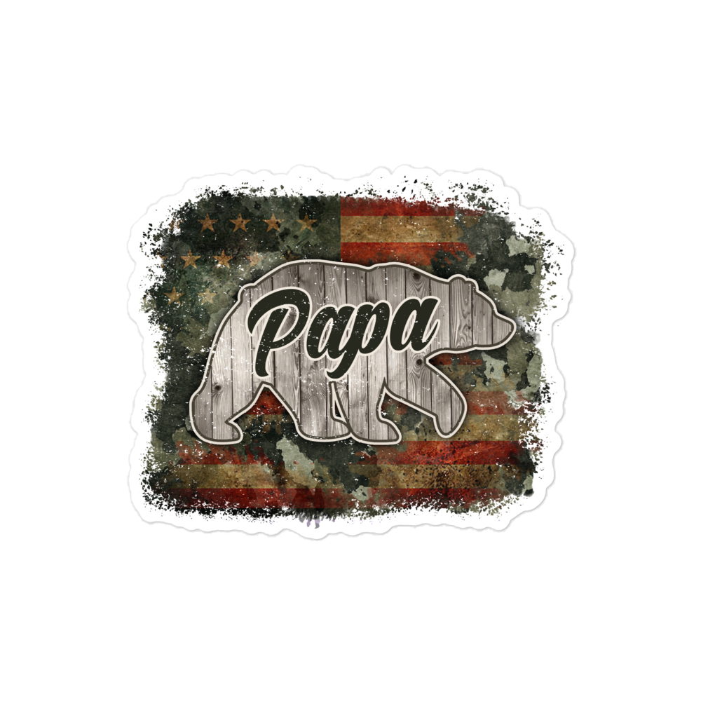 Papa Bubble-free stickers