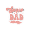 Super Dad Bubble-free stickers