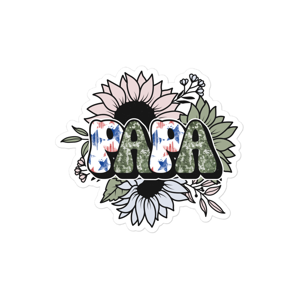 Papa Bubble-free stickers