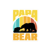 Papa Bear Bubble-free stickers