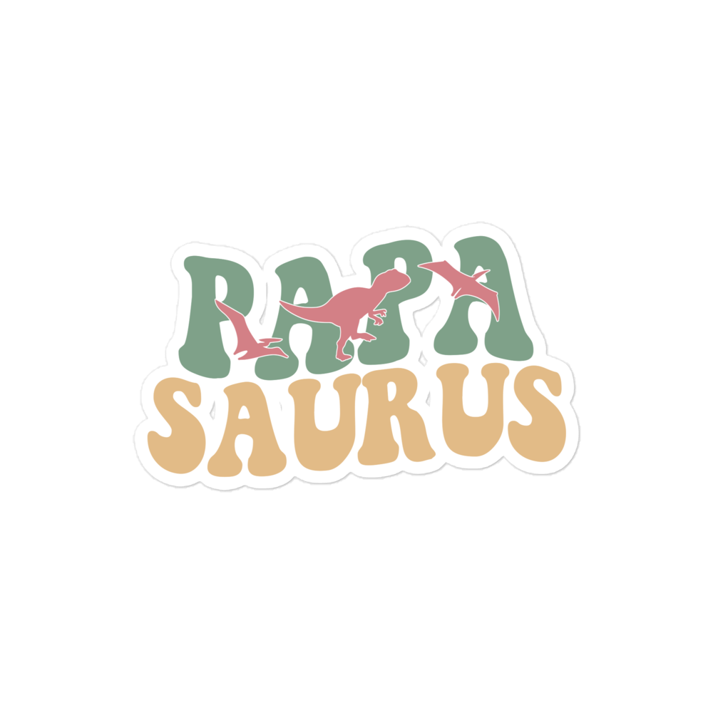 Papasaurus Bubble-free stickers