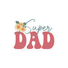 Super Dad Bubble-free stickers