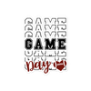 Game Day Bubble-free stickers