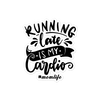 Running Late Is My Cardio #Momlife Bubble-free stickers