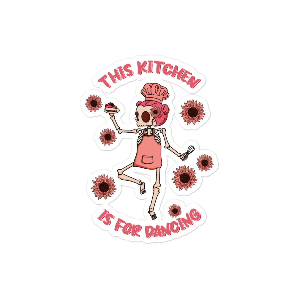 This Kitchen Is For Dancing Bubble-free stickers