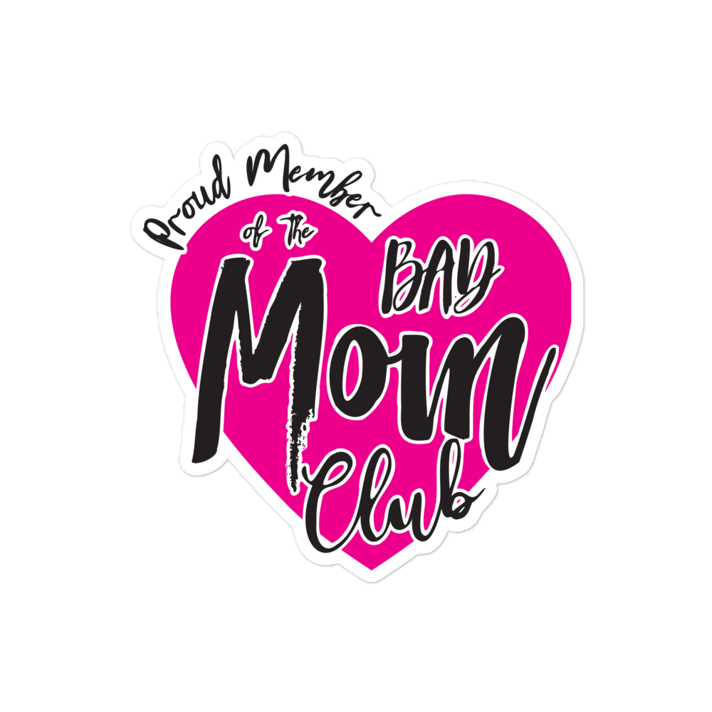 Proud Member Of The Bas Mom Club Bubble-free stickers