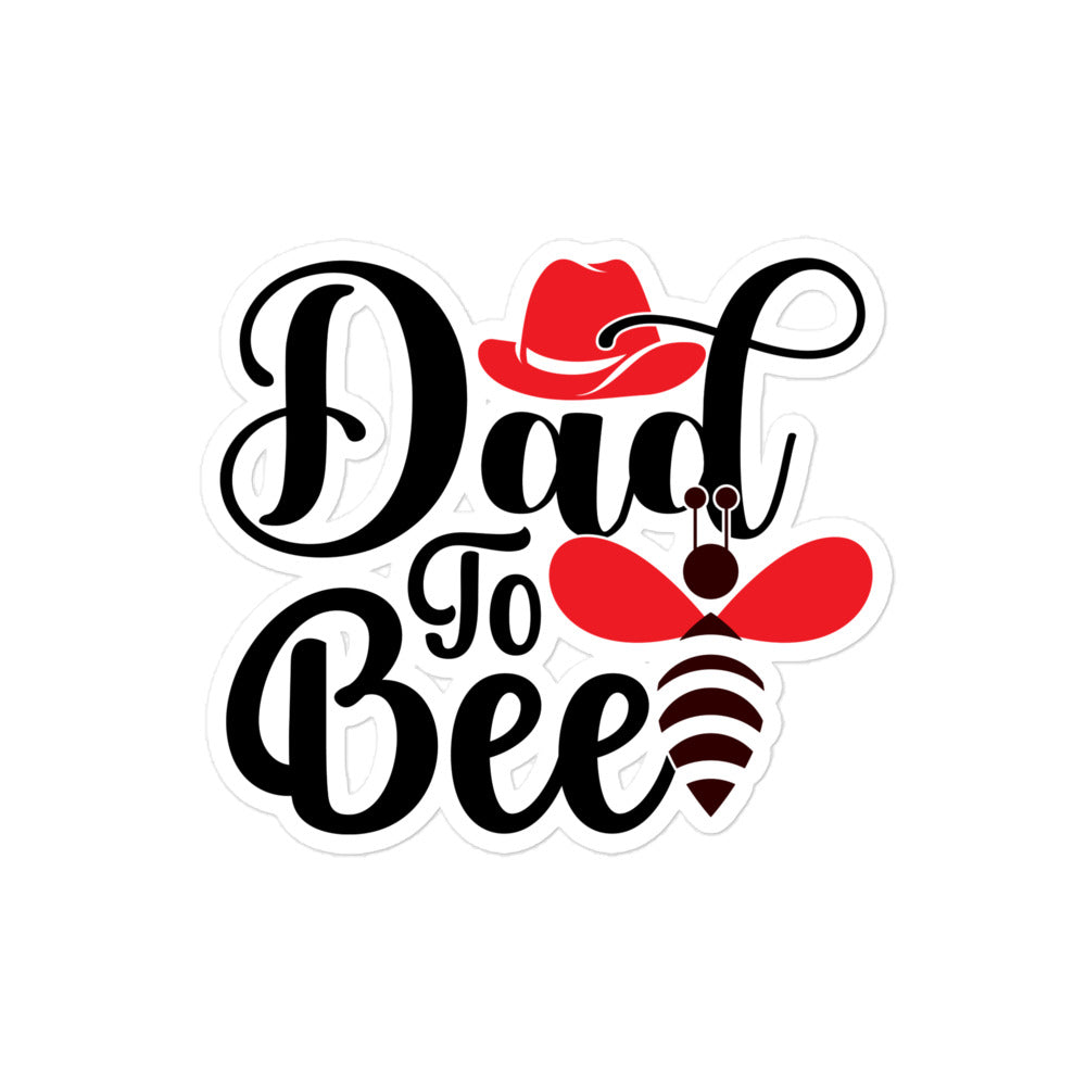 Dad To bee Bubble-free stickers