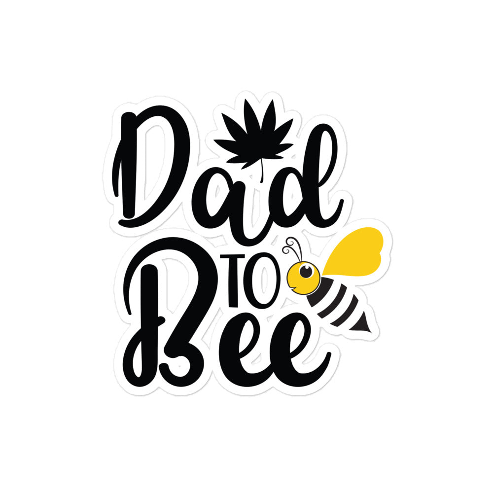 Dad To Bee Bubble-free stickers