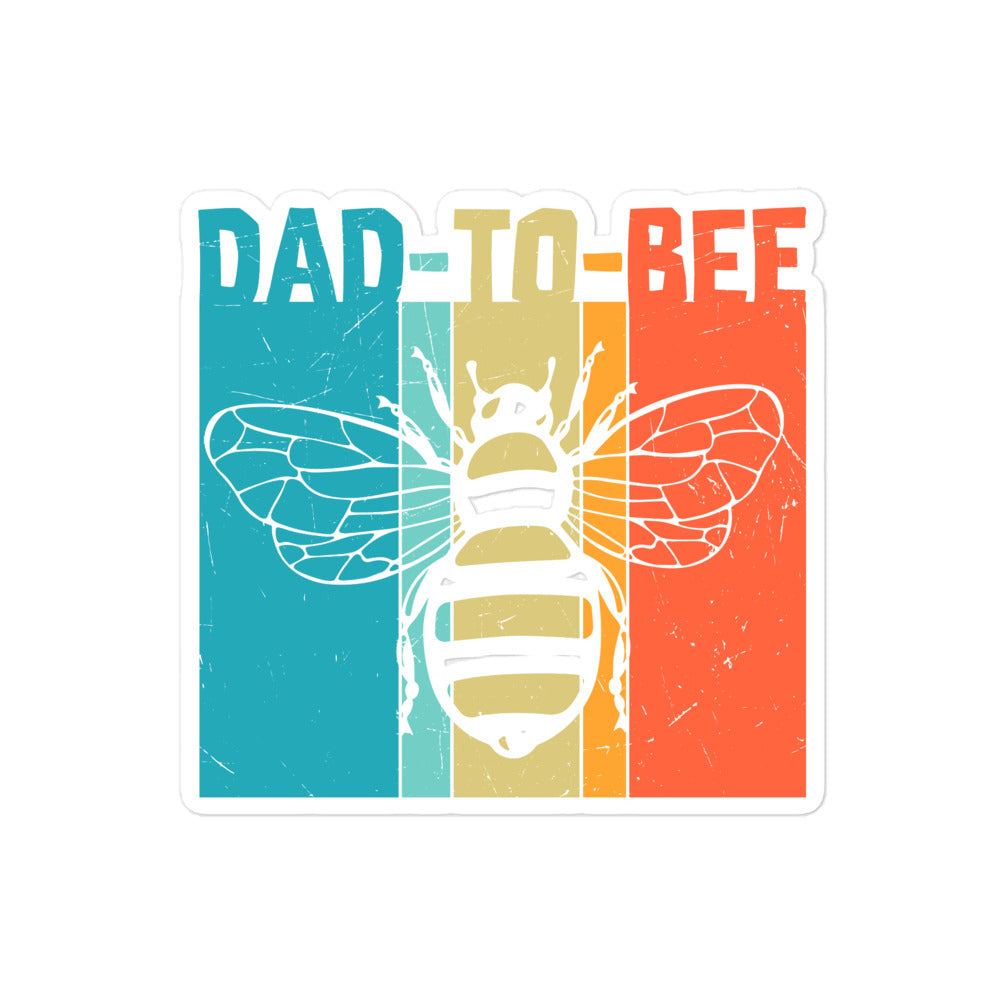 Dad To Bee Bubble-free stickers