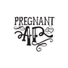 Pregnant AF Bubble-free stickers