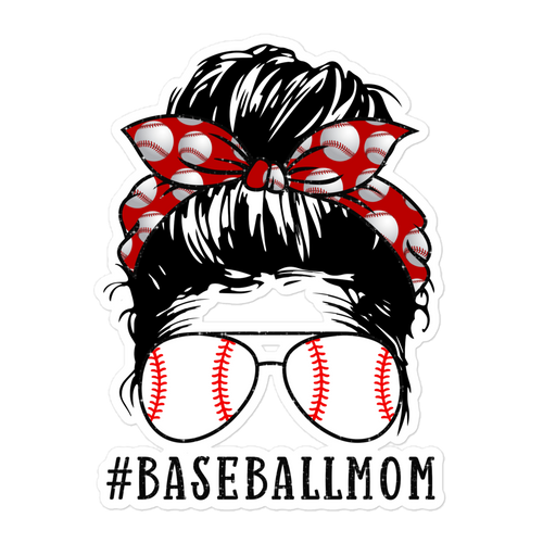 Baseball Mom sticker