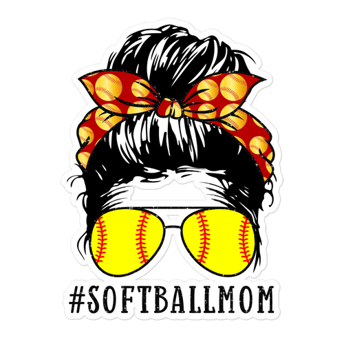 Softball Mom sticker