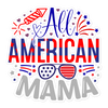 All American Mama sticker