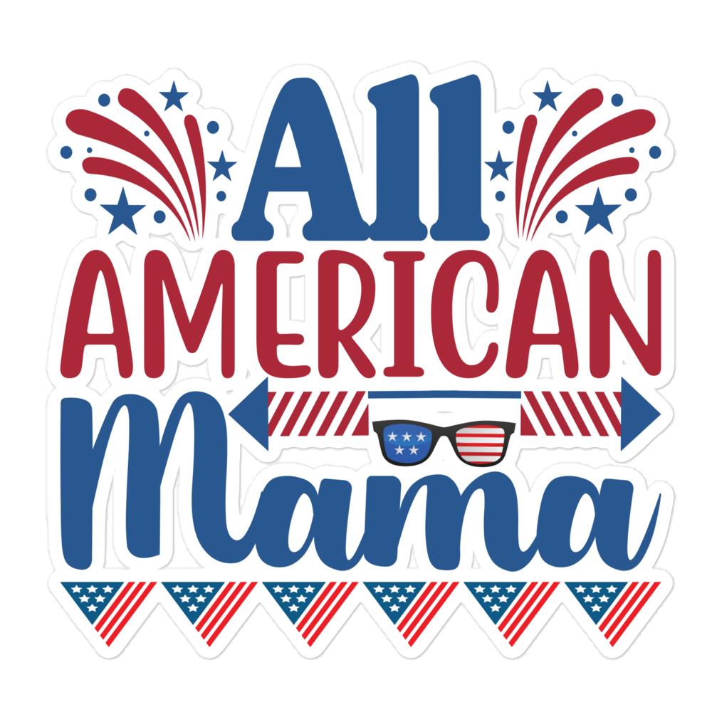 All American Mama sticker