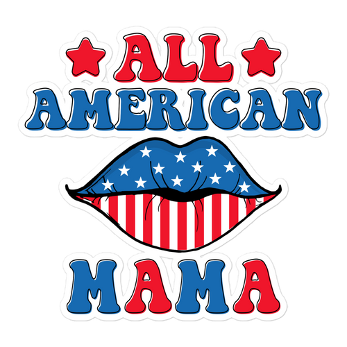 All American Mama sticker