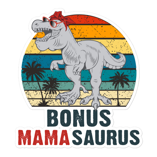 Bonus Mamasaurus Bubble-free stickers