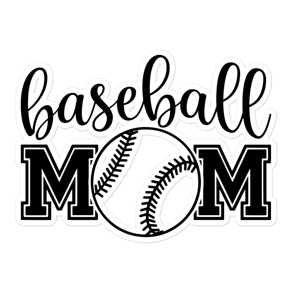 Baseball Mom sticker