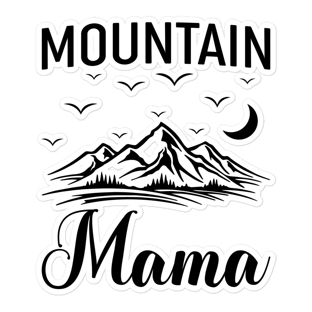 Mountain Mama Bubble-free stickers