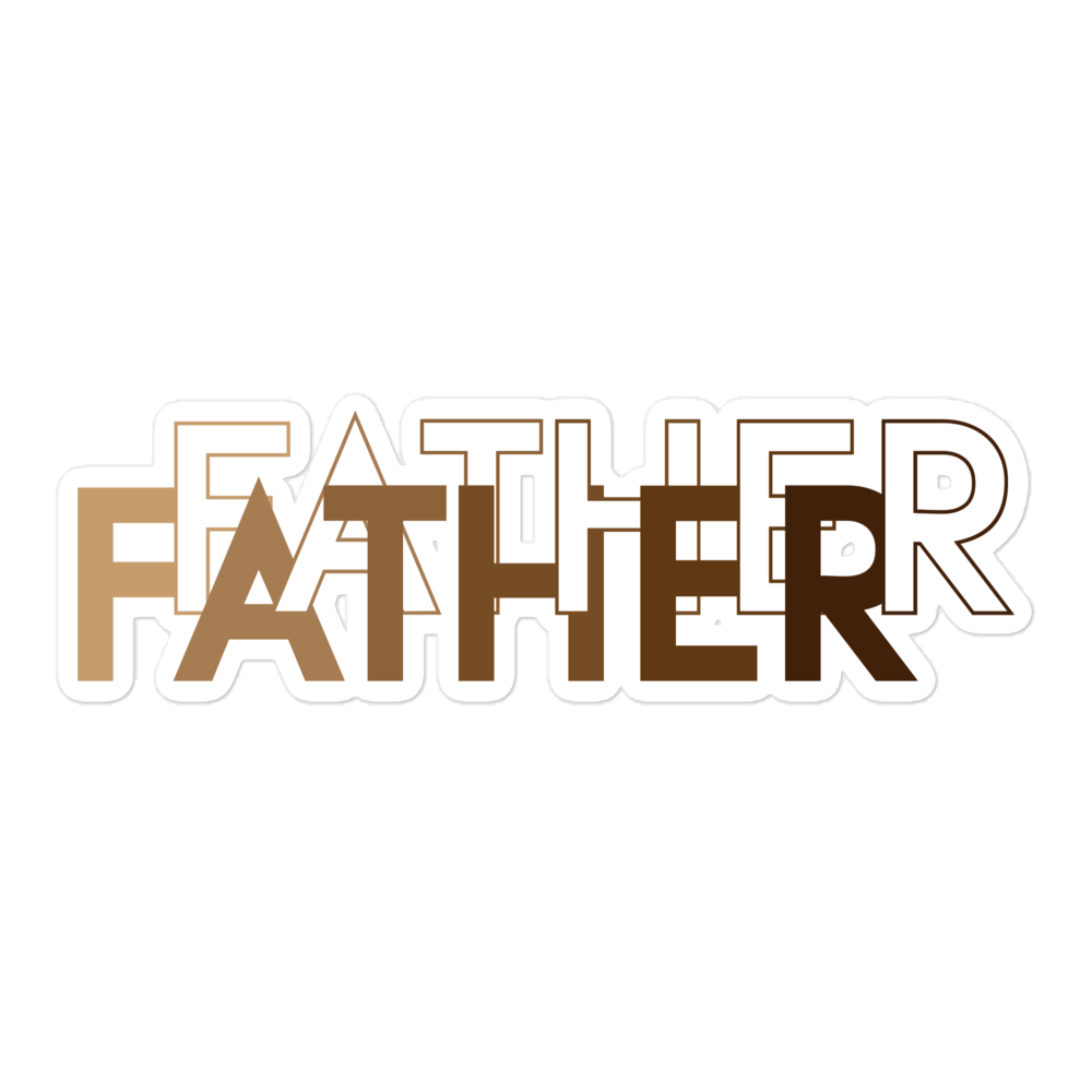 Father Bubble-free stickers