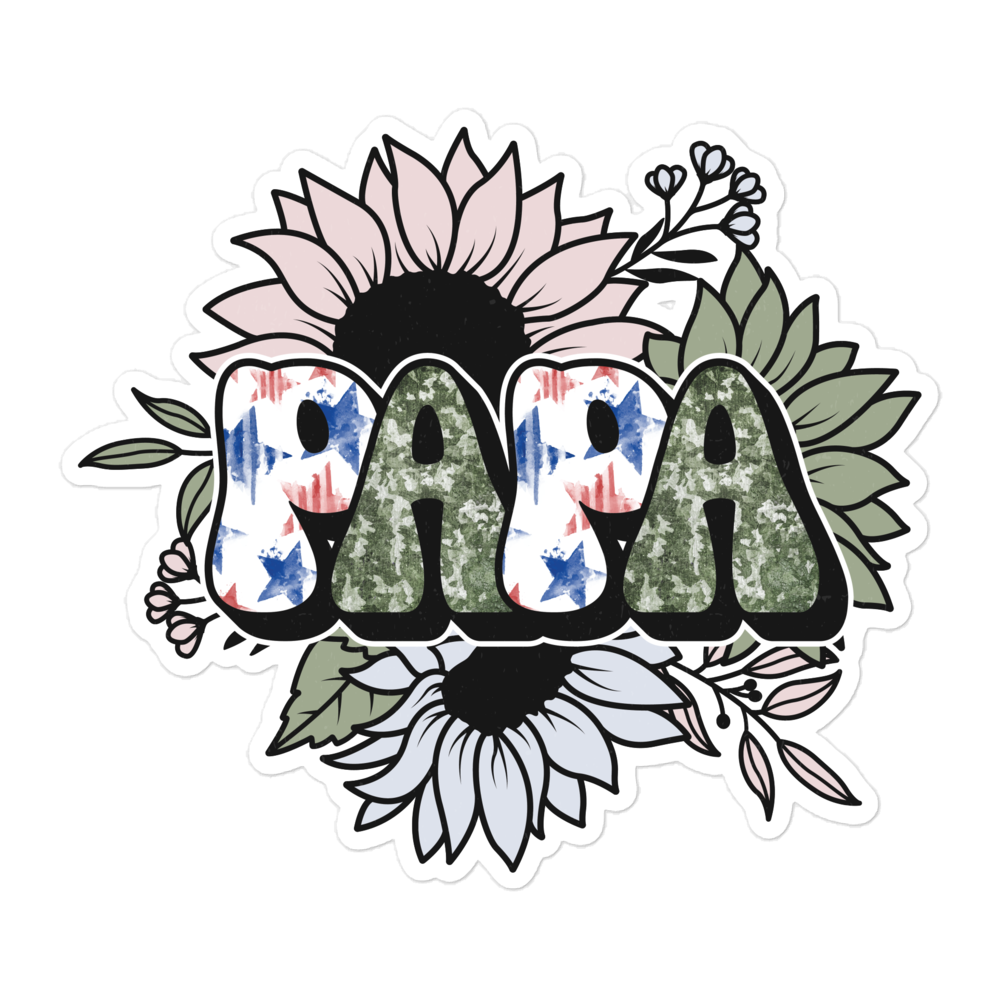 Papa Bubble-free stickers