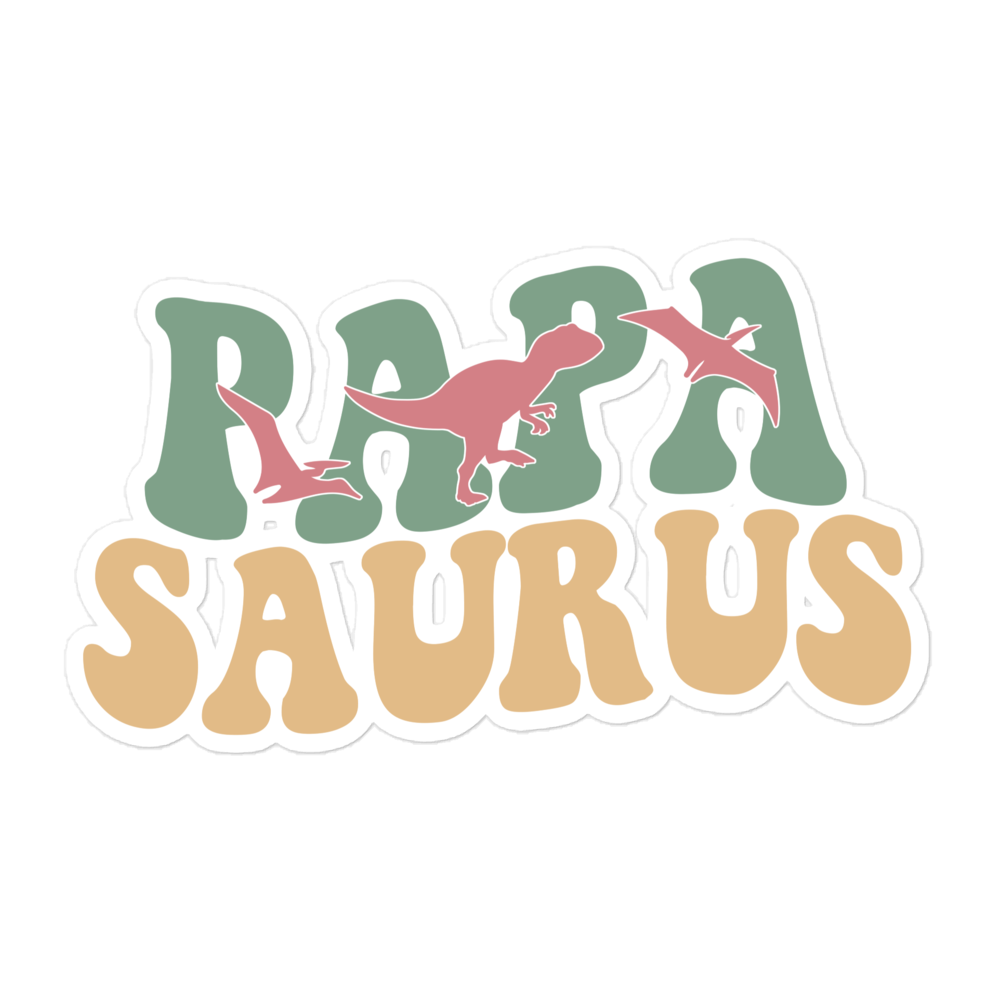 Papasaurus Bubble-free stickers