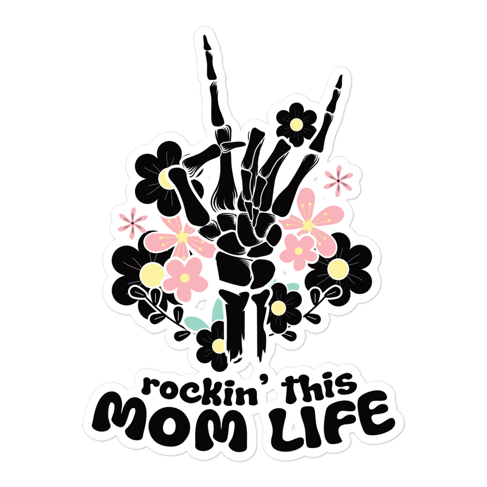 Rockin' This Mom Life Bubble-free stickers