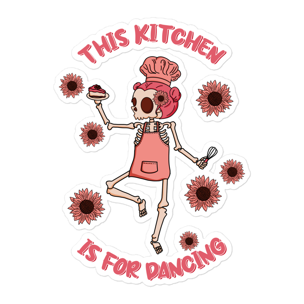 This Kitchen Is For Dancing Bubble-free stickers