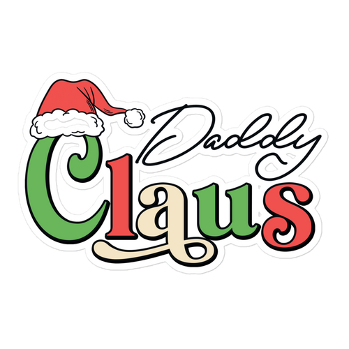 Daddy Claus Bubble-free stickers