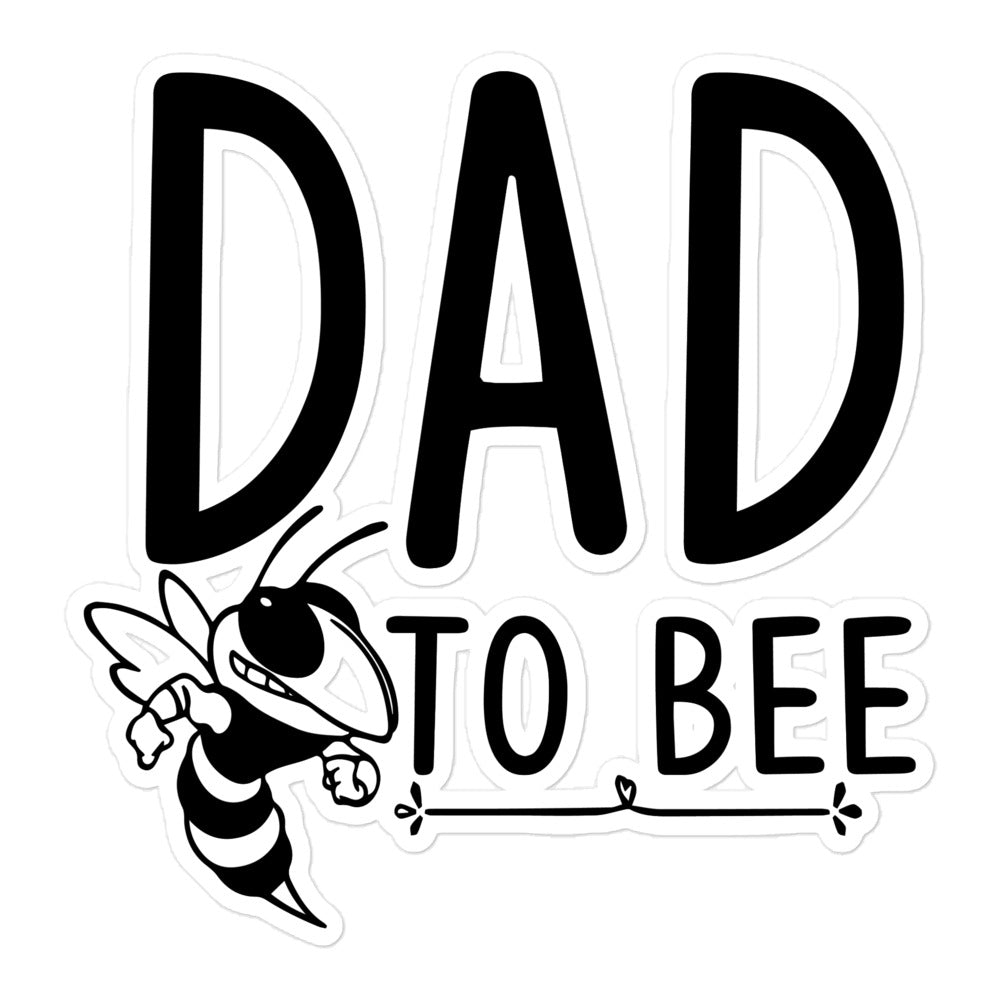 Dad To bee Bubble-free stickers