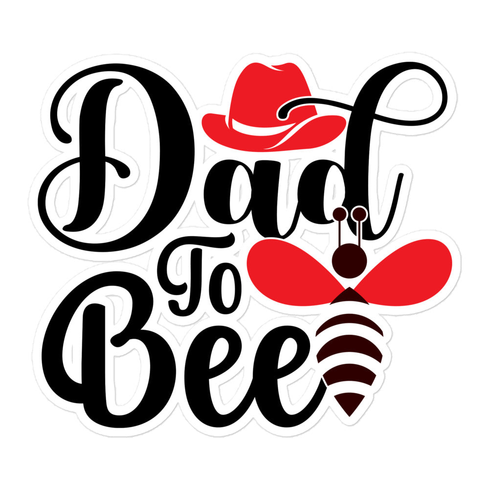 Dad To bee Bubble-free stickers