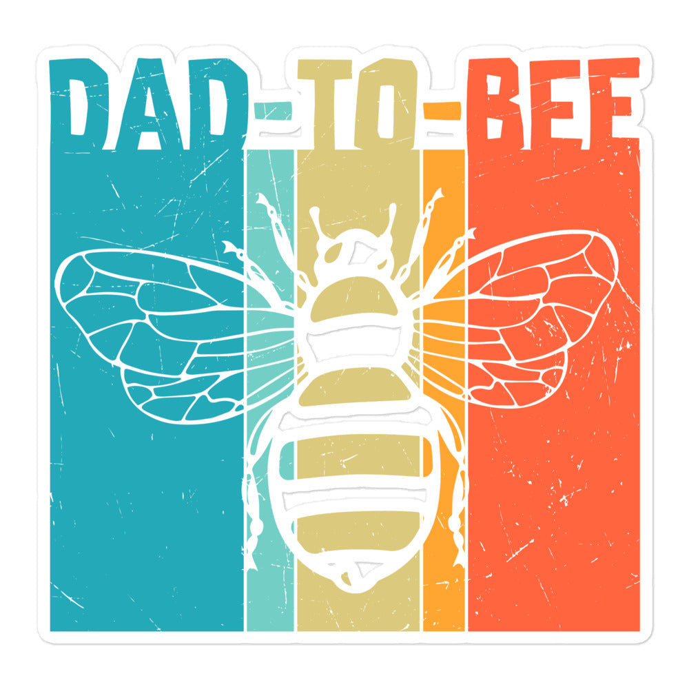 Dad To Bee Bubble-free stickers