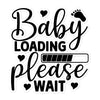 Baby Loading Please Wait Bubble-free stickers