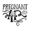 Pregnant AF Bubble-free stickers