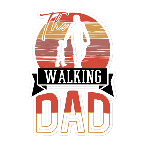 The Walking Dad Bubble-free stickers