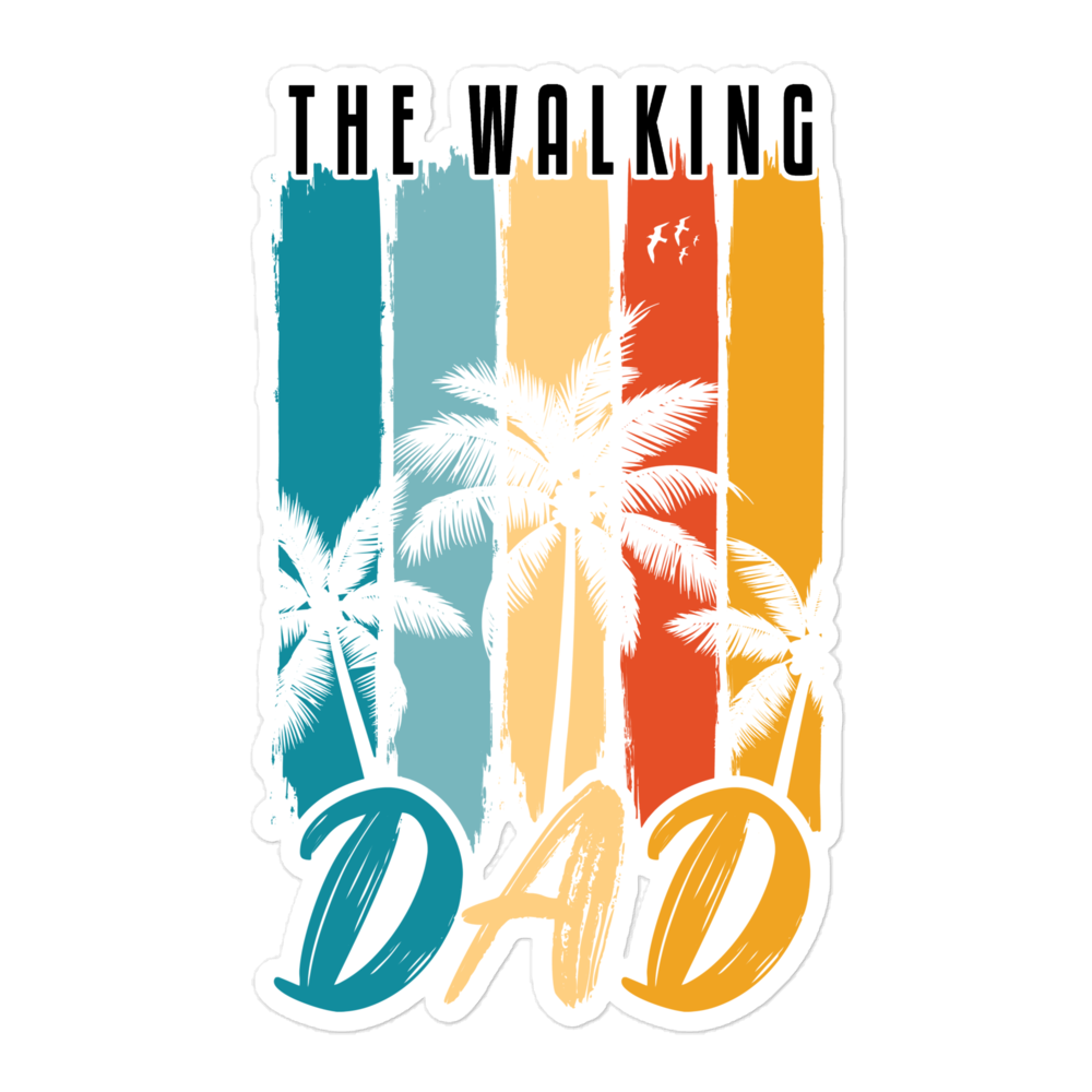 The Walking Dad Bubble-free stickers