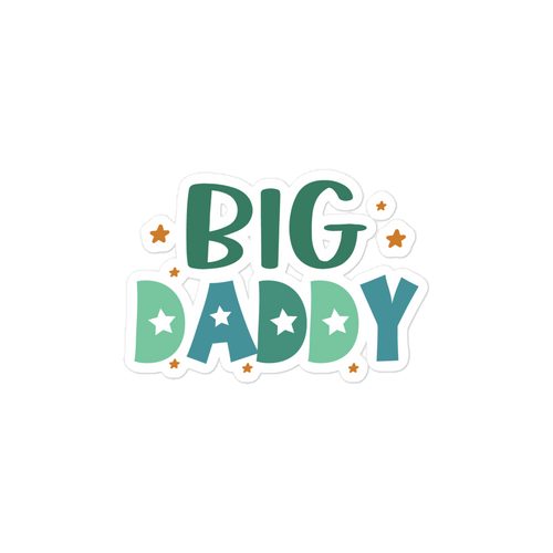 Big Daddy Design With Stars Bubble-free stickers