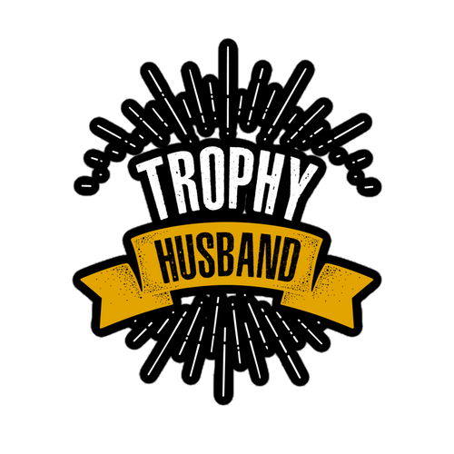 Trophy Husband Wedding Anniversary Bubble-free stickers