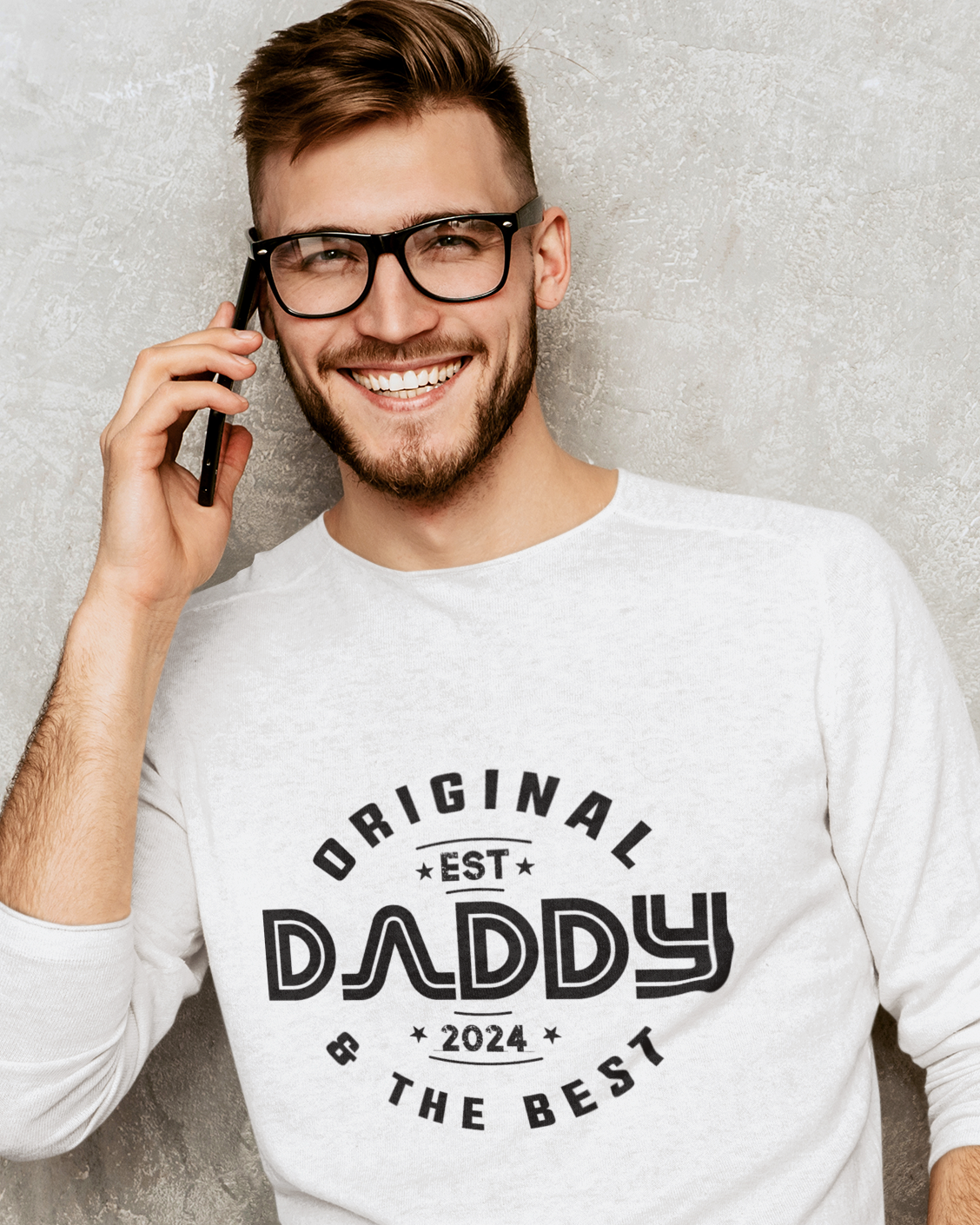 Original Daddy Established 2024 And The Best Unisex t-shirt