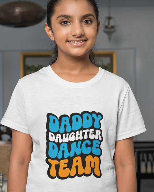 Daddy Daughter Dance Team Youth Short Sleeve T-Shirt