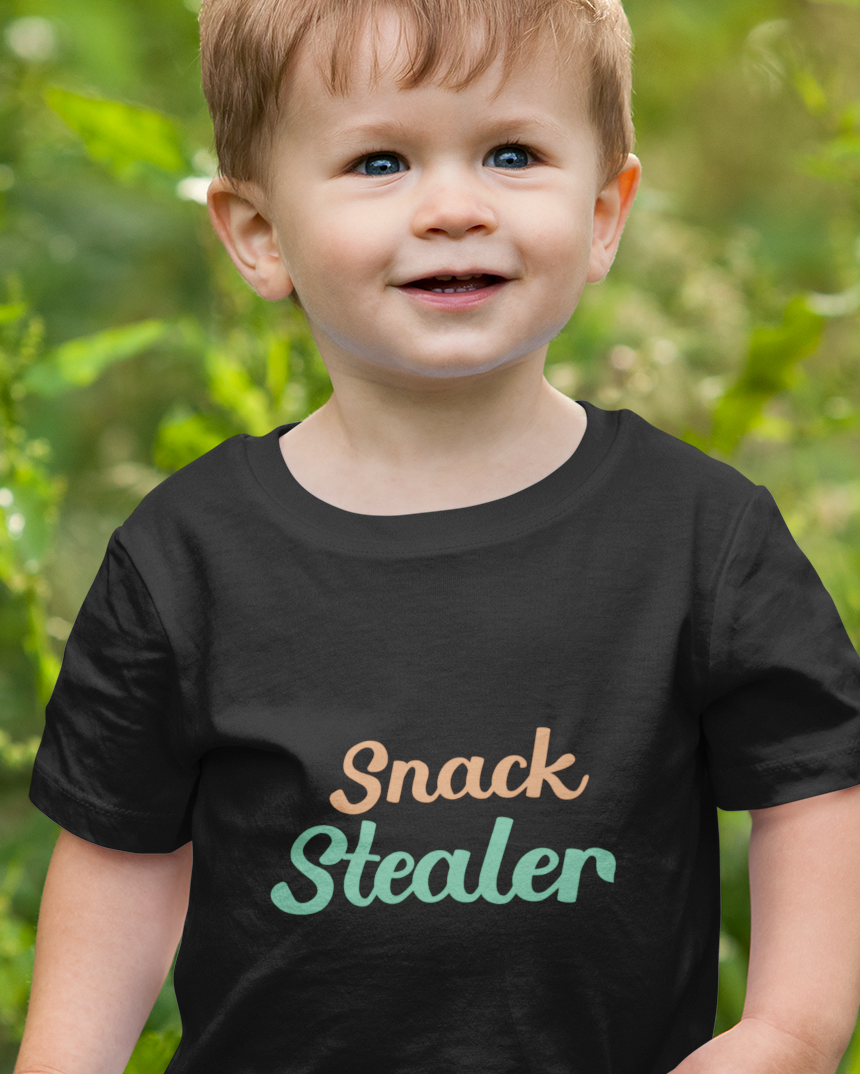 Snack Stealer Toddler Short Sleeve Tee