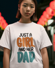 Just A Girl And Her Dad Youth Short Sleeve T-Shirt