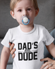 Dad's Little Dude Baby Jersey Short Sleeve Tee