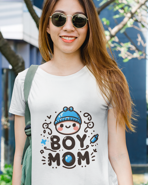 Boy Mom Clip Art Unisex t-shirt