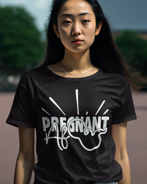 Pregnant AF Unisex t-shirt